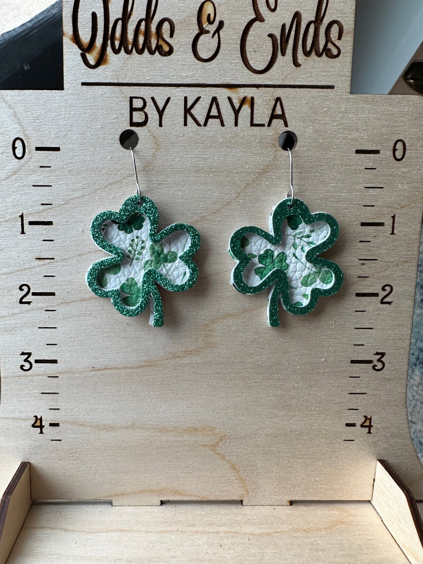 Layered Shamrocks | St Paddy’s Day | St Patrick’s Day | Lucky Earrings