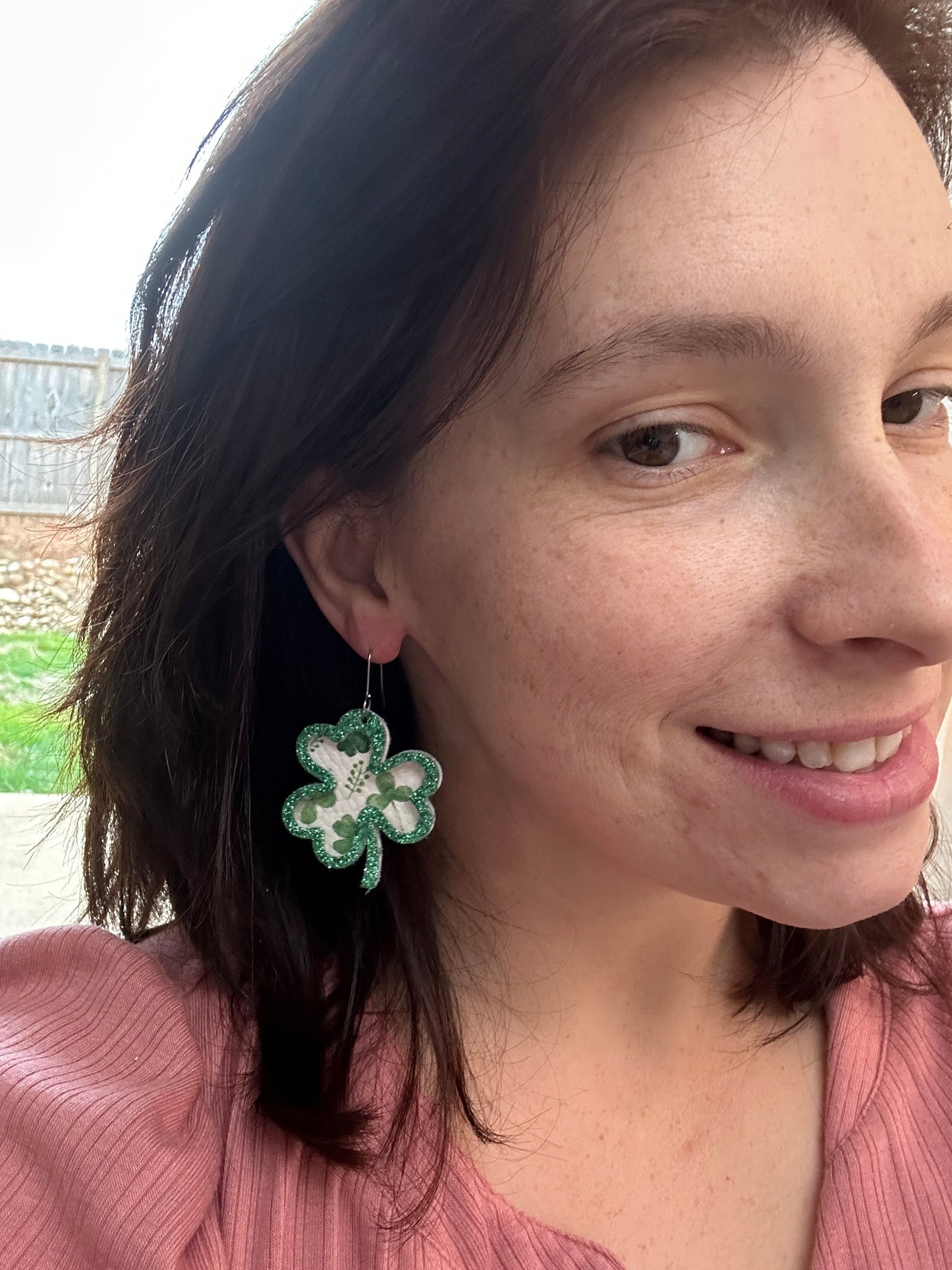Layered Shamrocks | St Paddy’s Day | St Patrick’s Day | Lucky Earrings