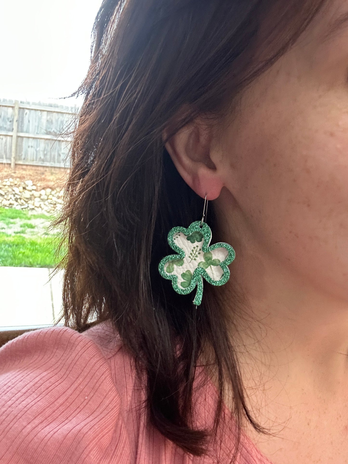 Layered Shamrocks | St Paddy’s Day | St Patrick’s Day | Lucky Earrings