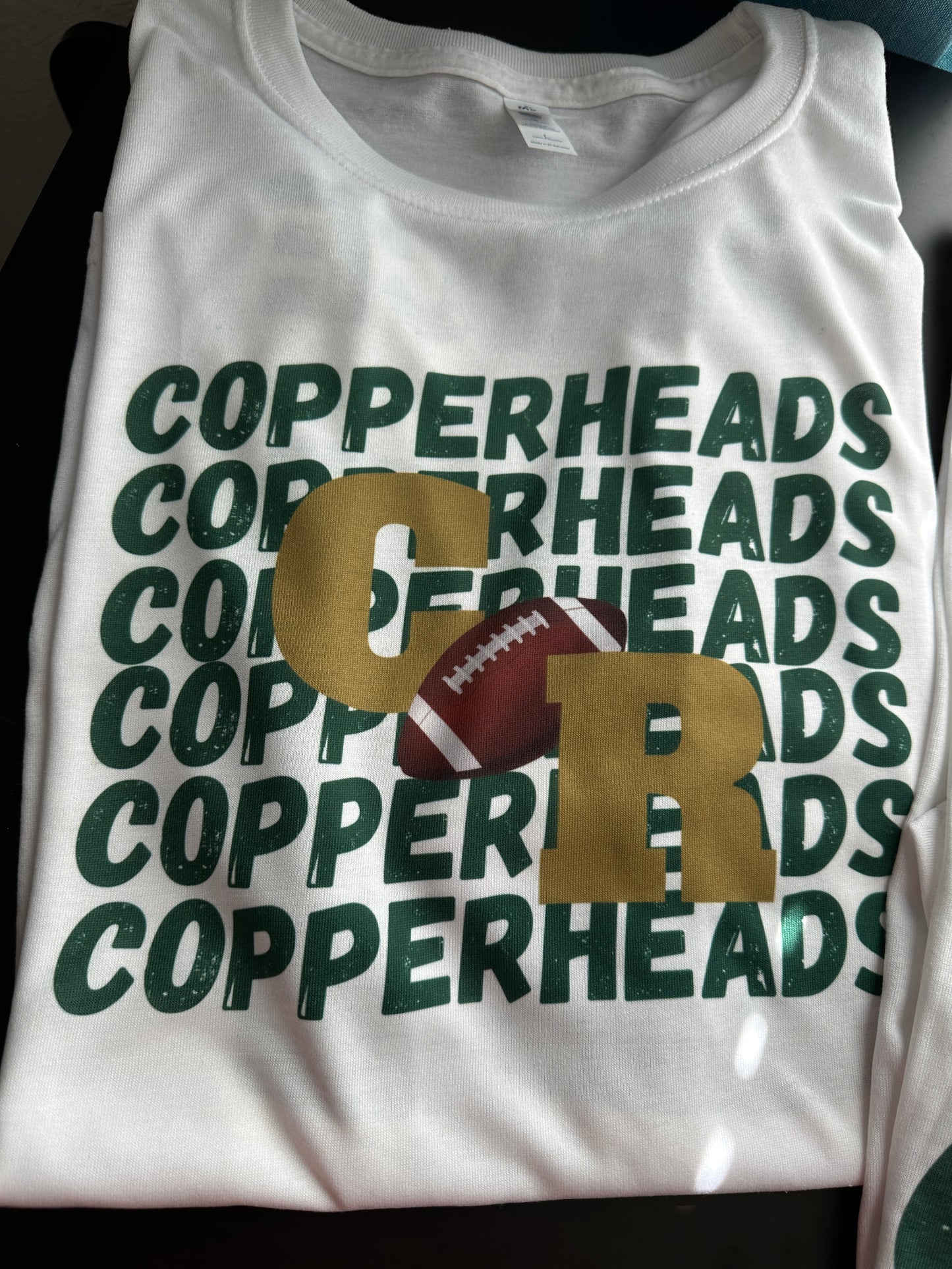 Copperheads Football Personalized TShirt