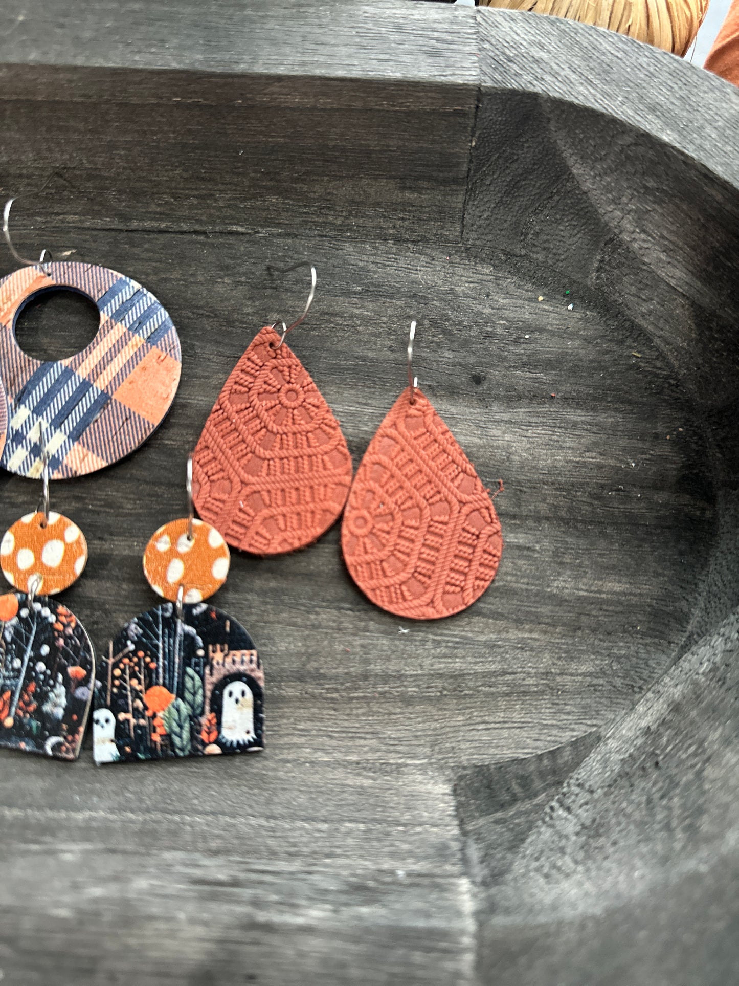 Fall Collection | Fall Plaid Earrings