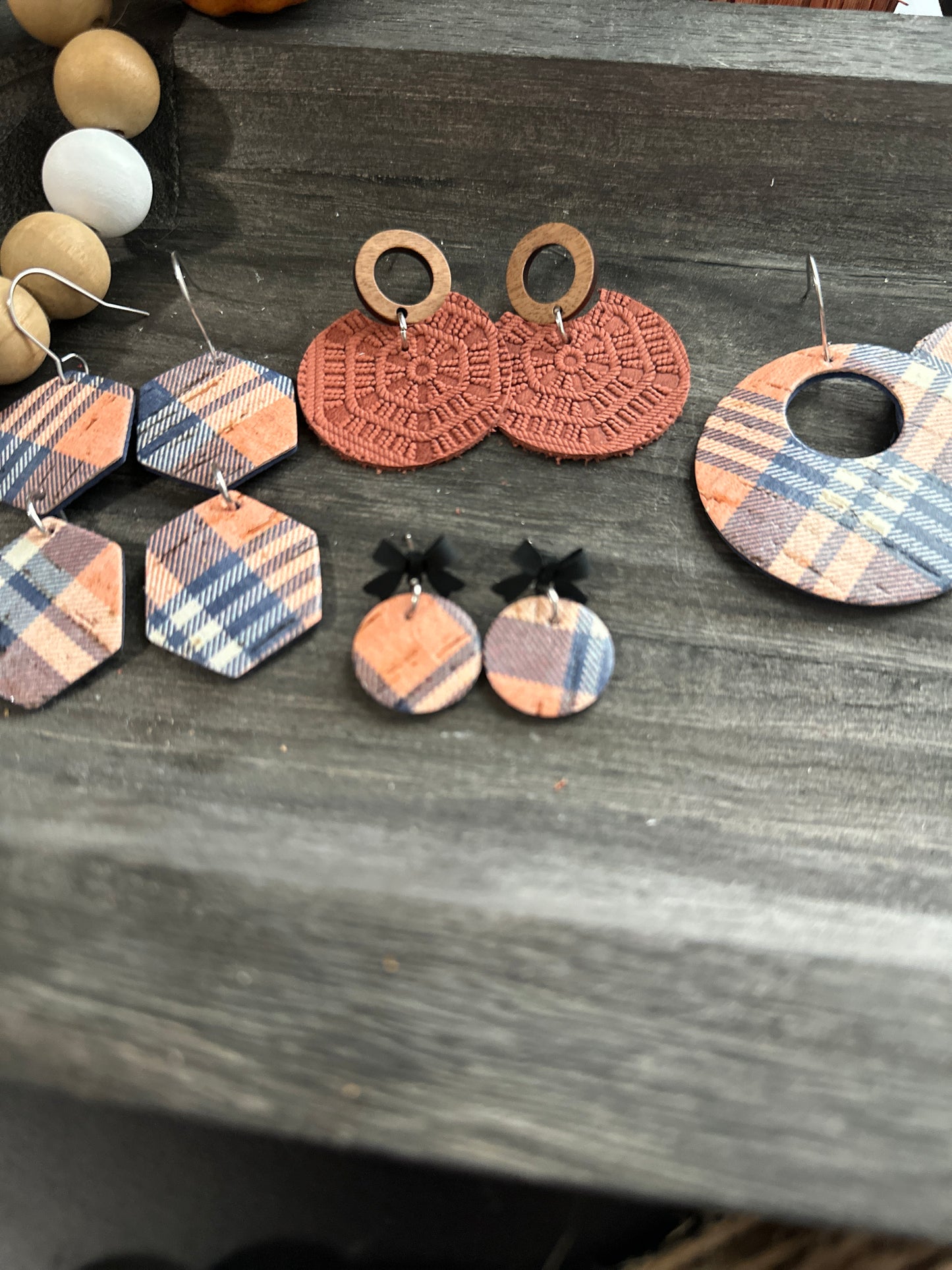 Fall Collection | Fall Plaid Earrings