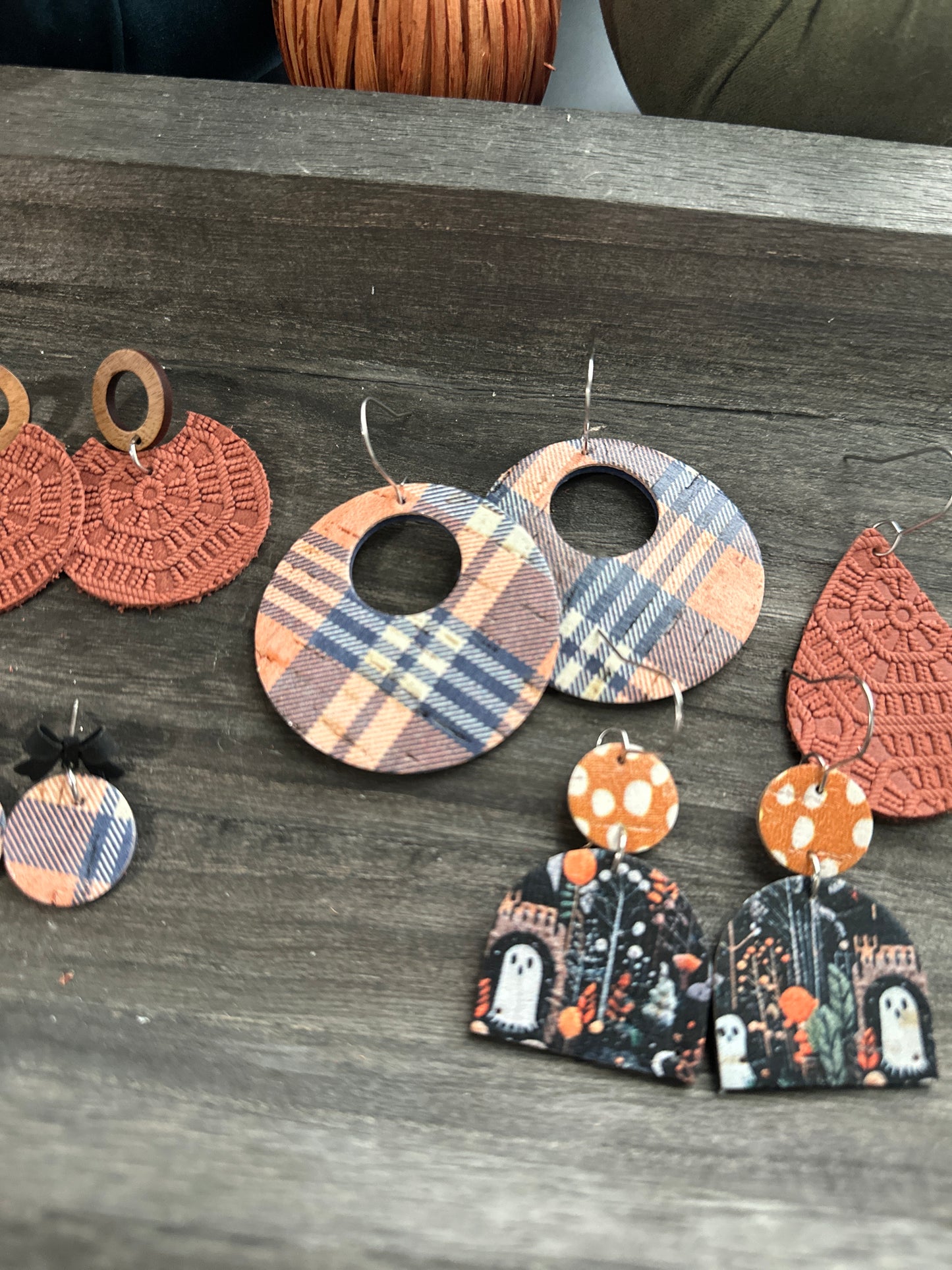 Fall Collection | Fall Plaid Earrings