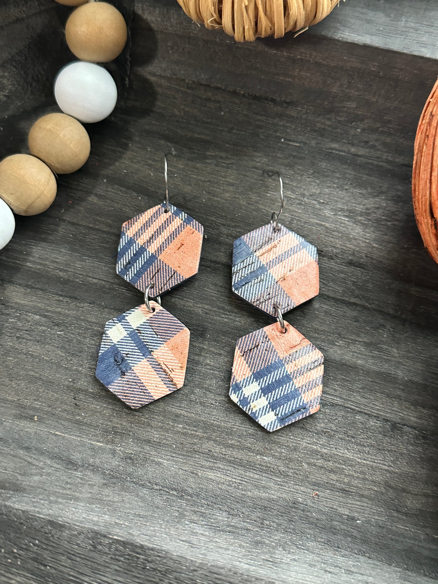 Fall Collection | Fall Plaid Earrings