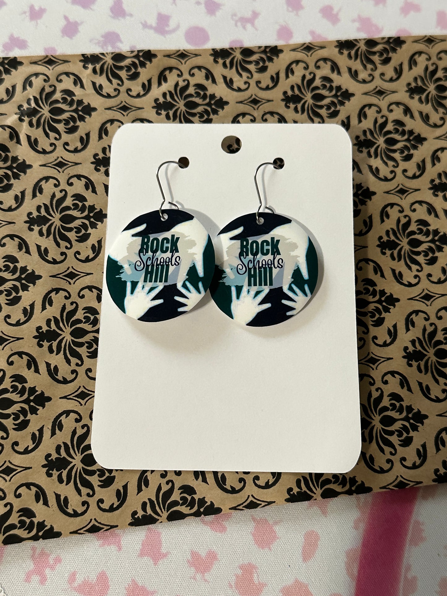 Rock Hill Earrings | Rock Hill School Earrings