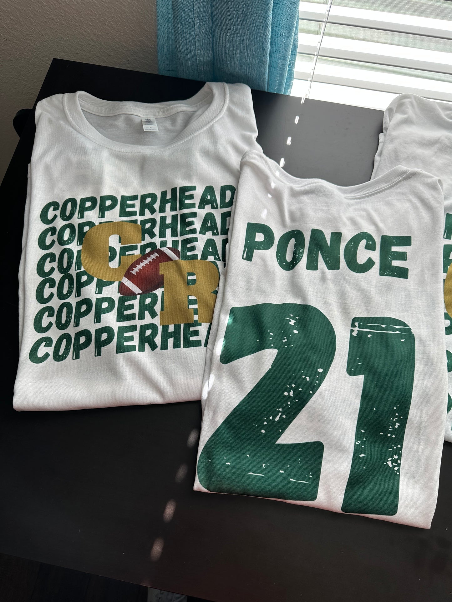 Copperheads Football Personalized TShirt