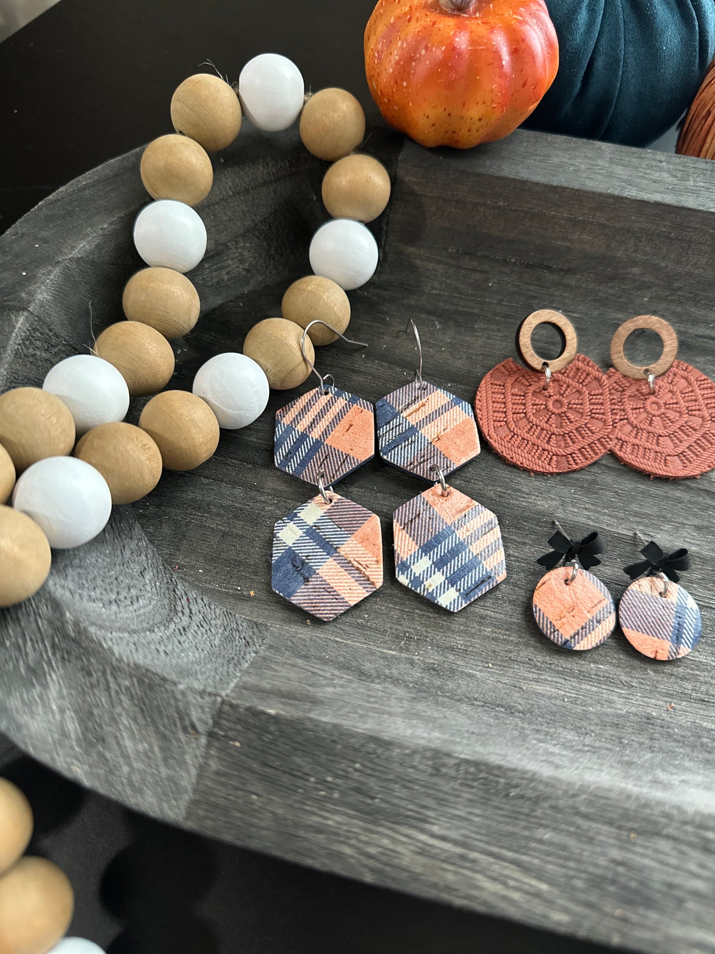 Fall Collection | Fall Plaid Earrings