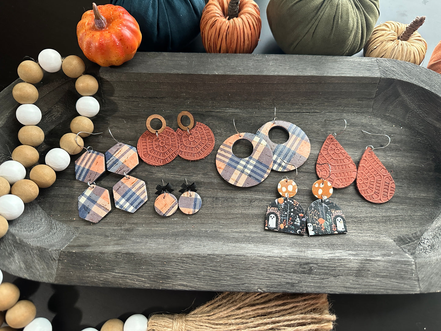 Fall Collection | Fall Plaid Earrings