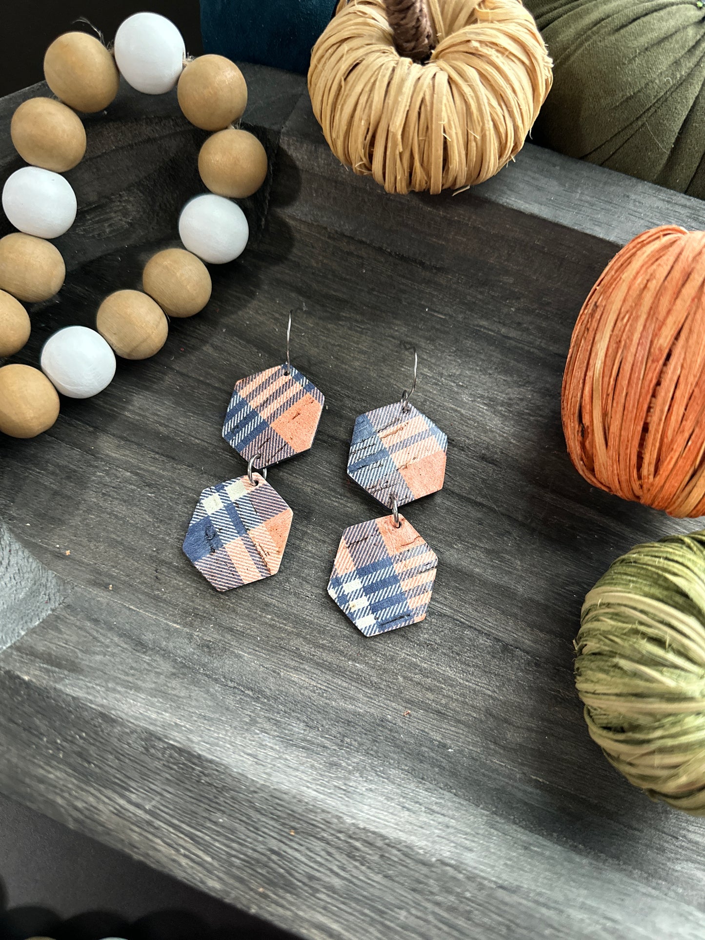 Fall Collection | Fall Plaid Earrings