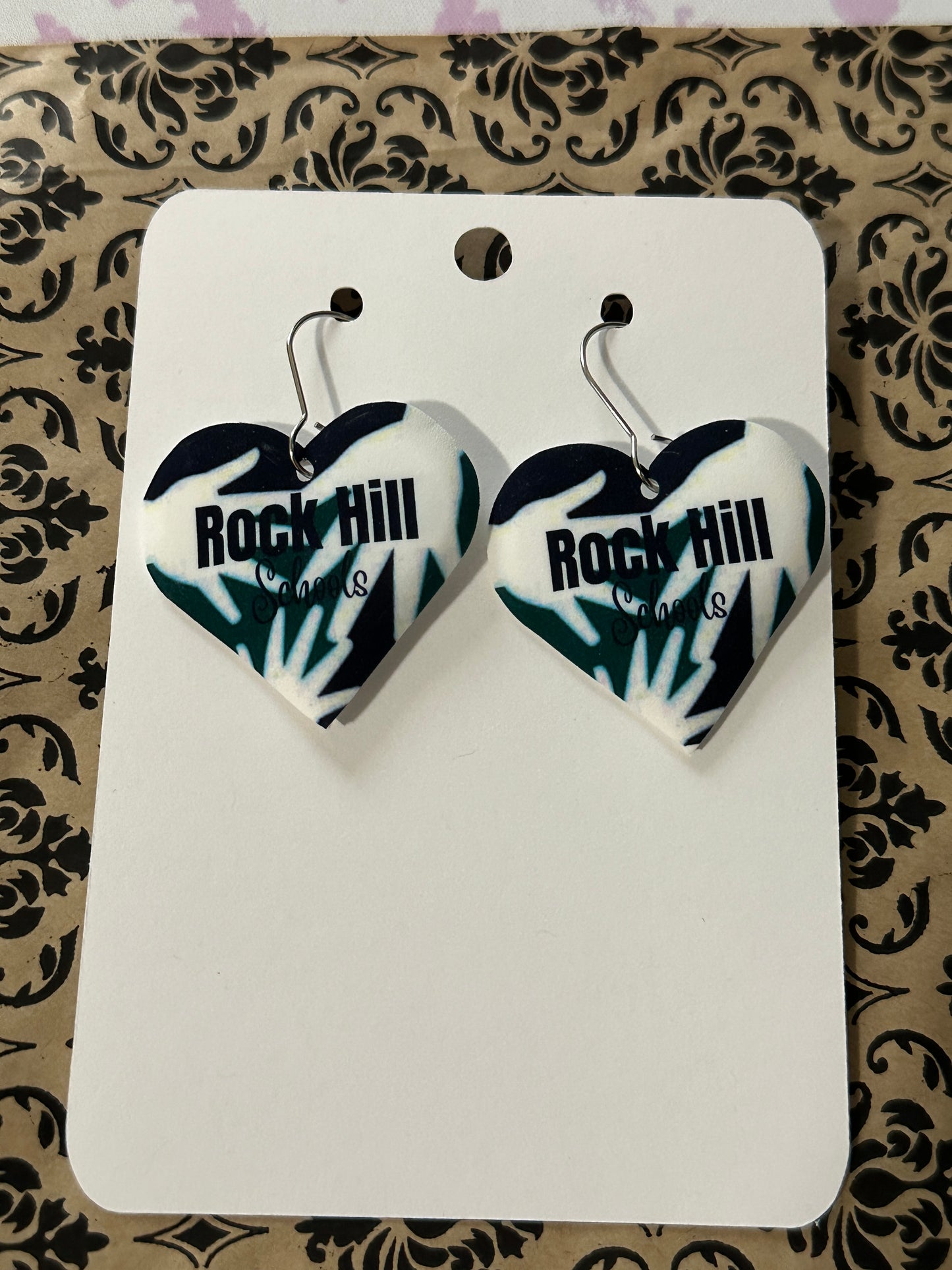 Rock Hill Earrings | Rock Hill School Earrings