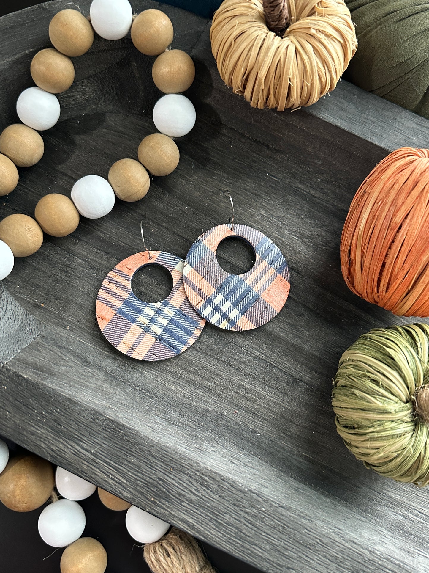 Fall Collection | Fall Plaid Earrings