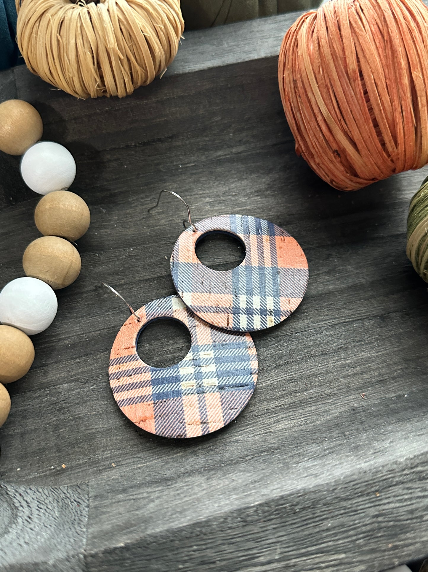 Fall Collection | Fall Plaid Earrings