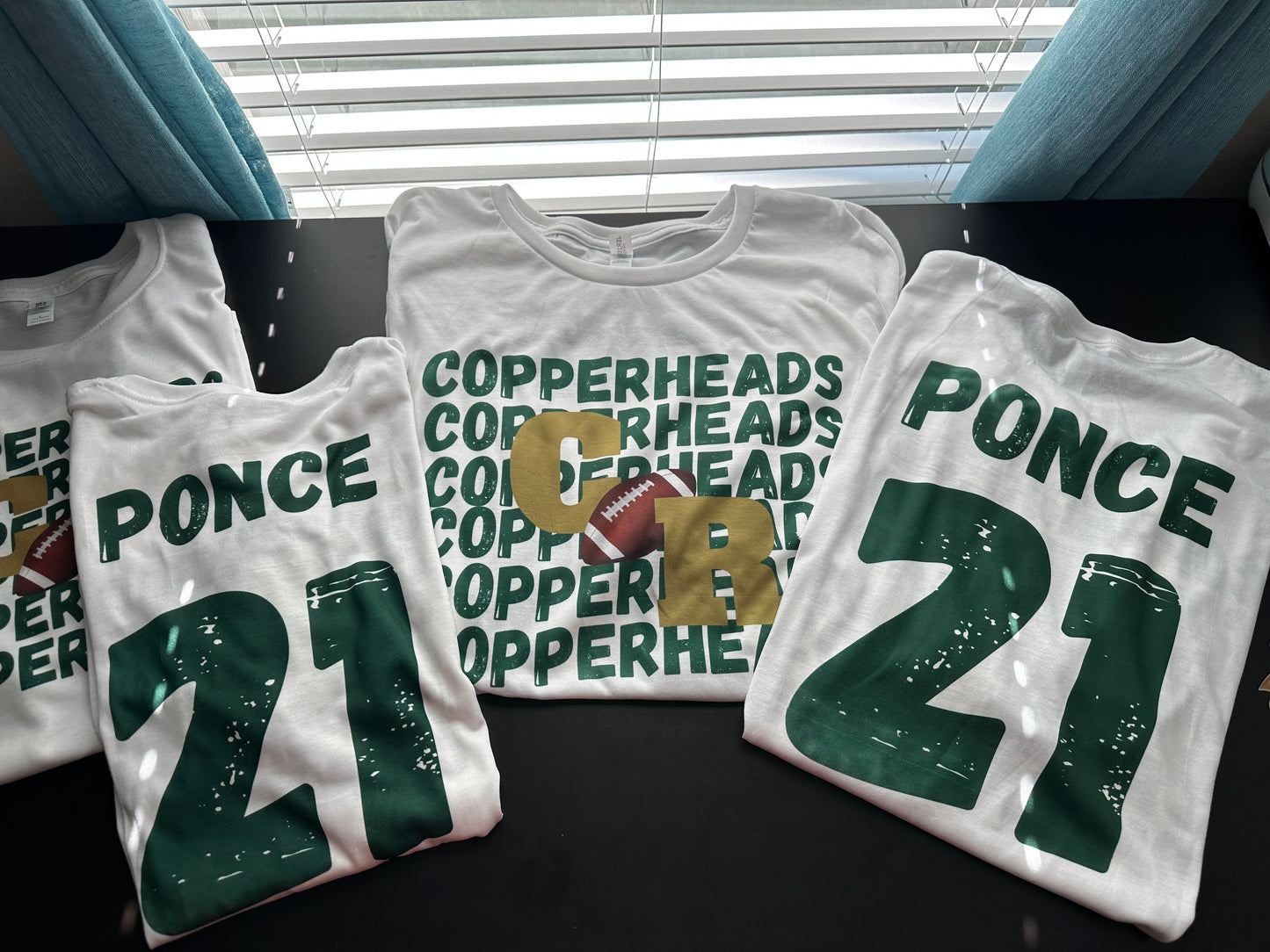 Copperheads Football Personalized TShirt