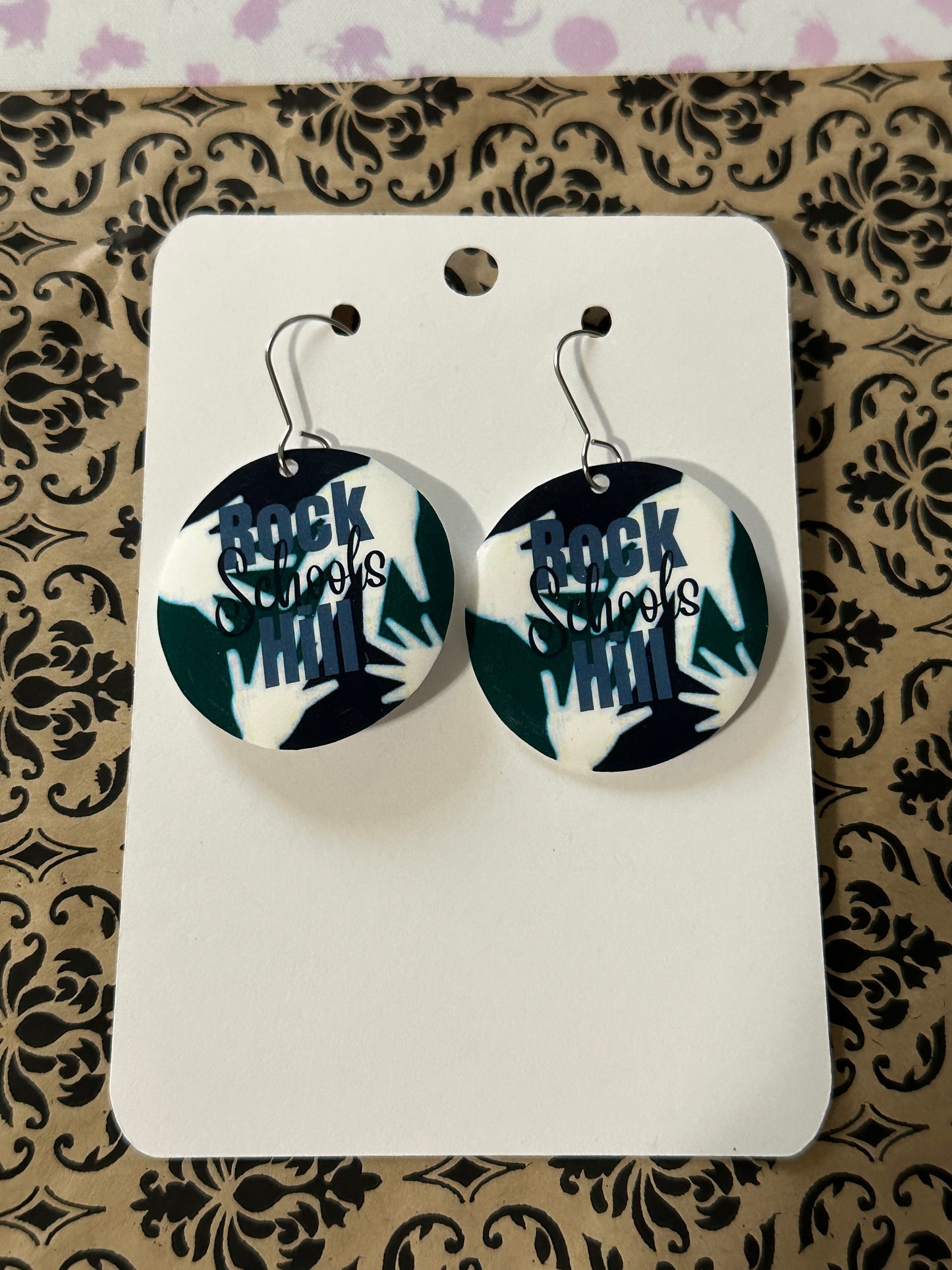 Rock Hill Earrings | Rock Hill School Earrings