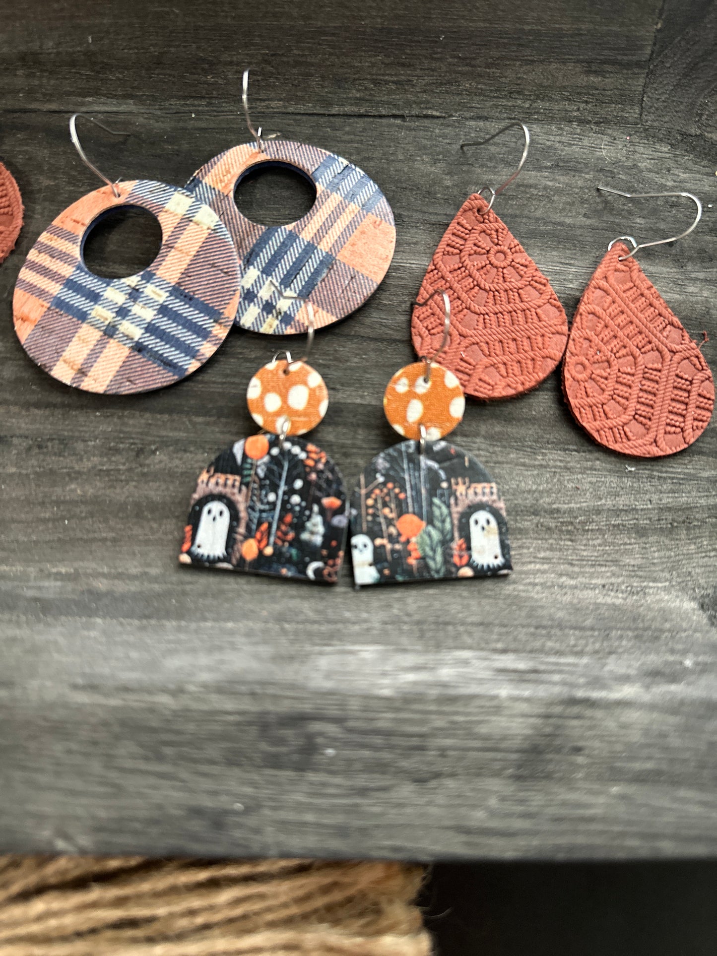 Fall Collection | Fall Plaid Earrings