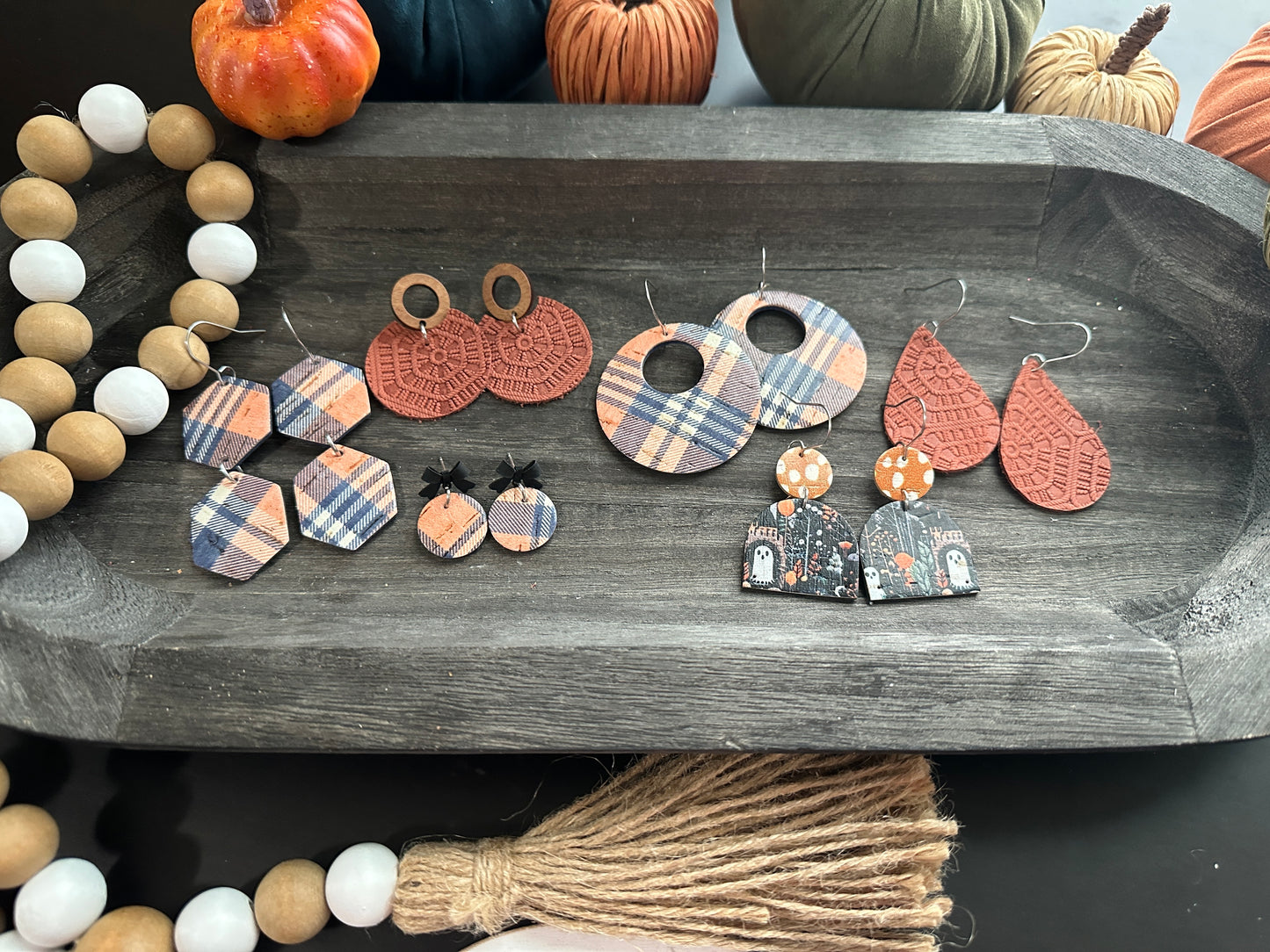 Fall Collection | Fall Plaid Earrings