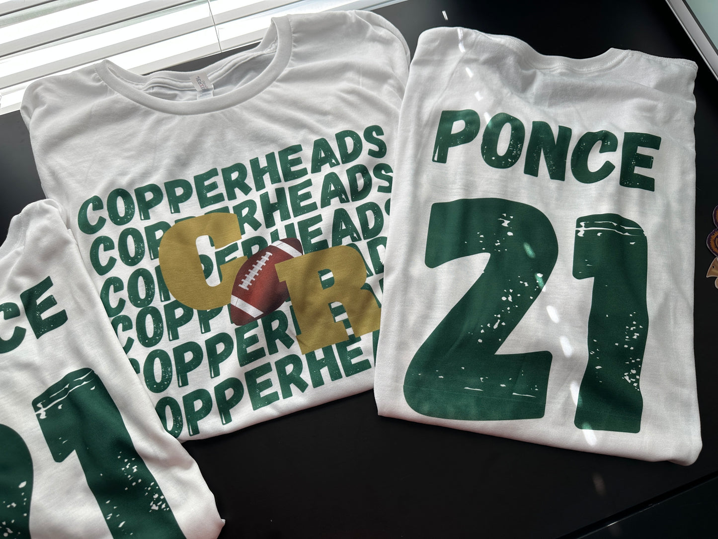 Copperheads Football Personalized TShirt