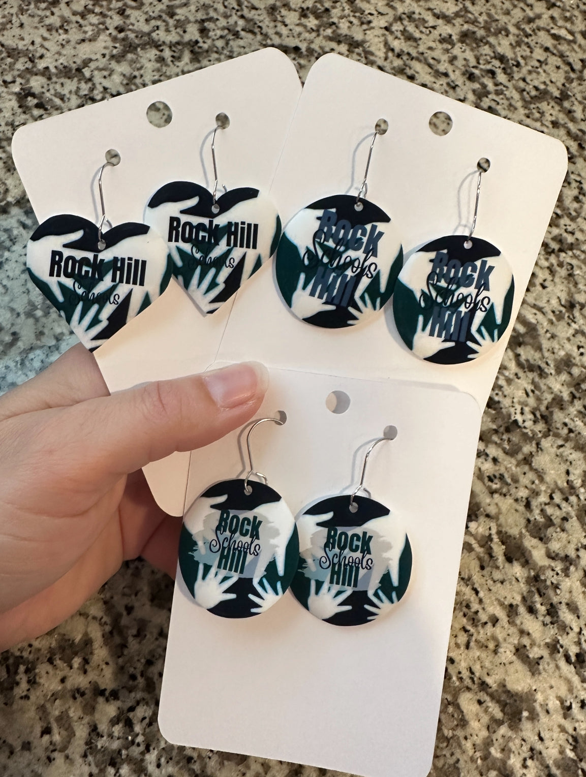 Rock Hill Earrings | Rock Hill School Earrings