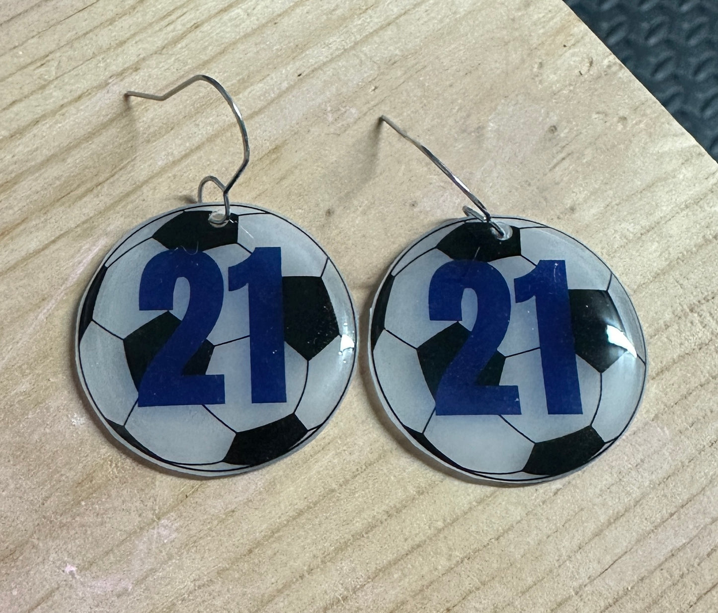 Personalized Soccer Earrings