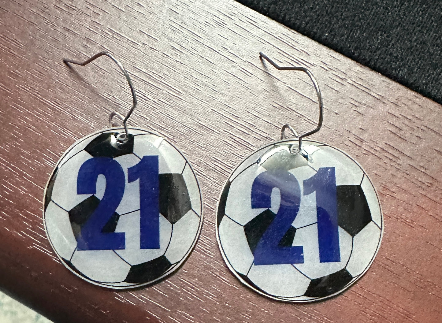 Personalized Soccer Earrings