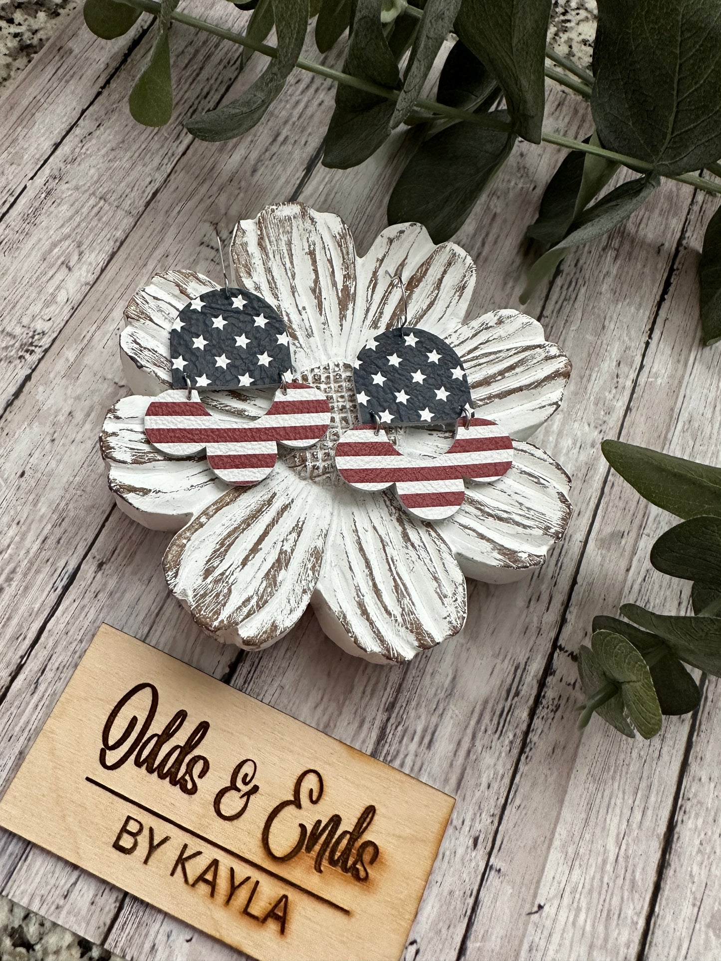 Stars & Stripes | Scalloped | Patriotic | 4th of July