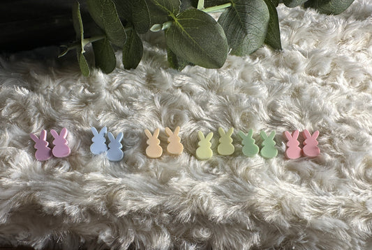 Bunny Studs | Easter Earrings | Peep Studs
