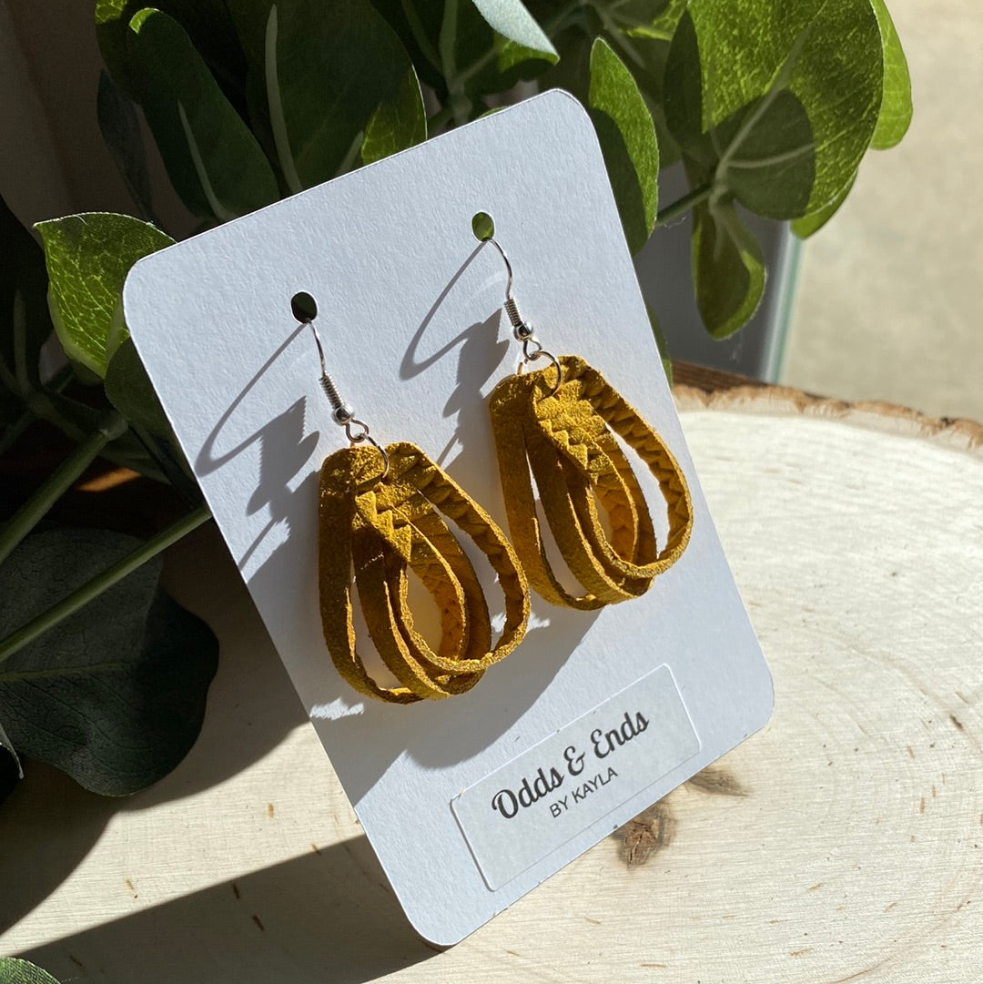 Mustard Yellow Twisted Fringe