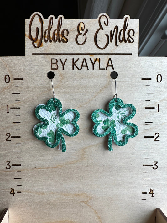 Layered Shamrocks | St Paddy’s Day | St Patrick’s Day | Lucky Earrings