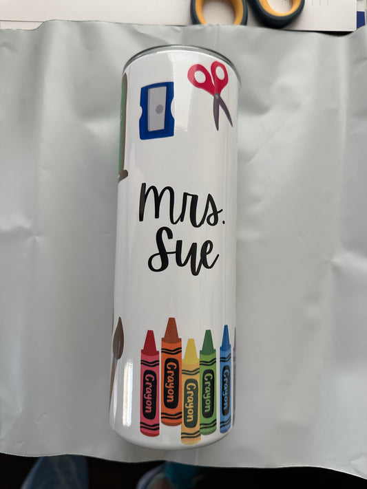 Personalized Teacher Tumbler - Teacher Appreciation Gift - School Gift